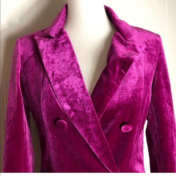 Elegant Purple Velvet Women's Dress - Picture 4 of 6